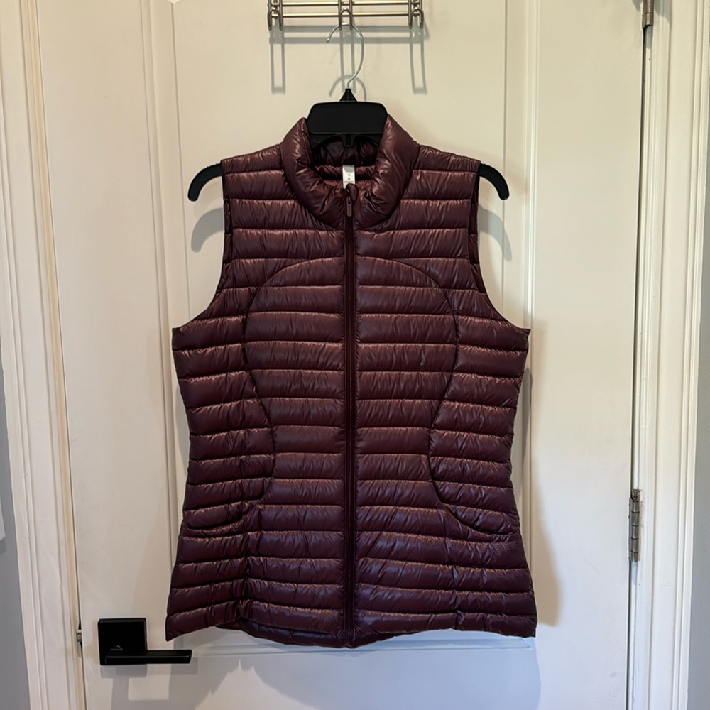 Purple Lululemon Down Vest - Size 10